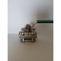 Threaded ball valve 3pcs DN 15 AISI316